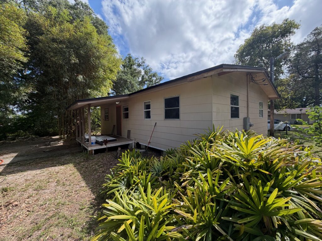 Exterior Home Renovation in Winter Garden — deck and subfloor framing